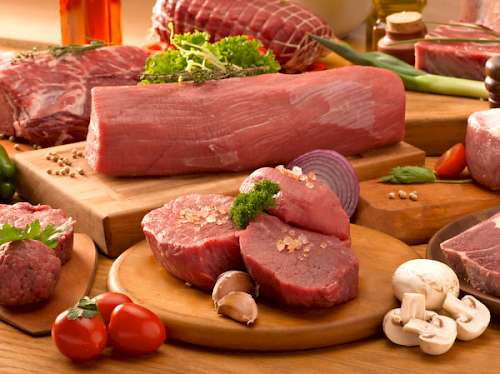 Several Types of Raw Meat